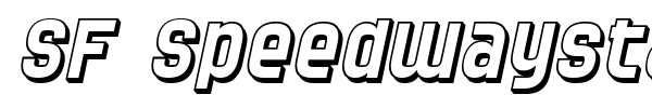 SF Speedwaystar font preview
